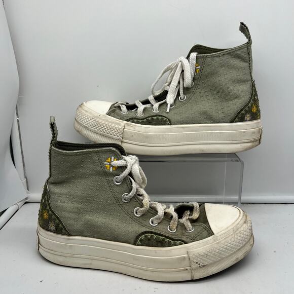 Converse Shoes - Converse Shoes Womens 7 Chuck Taylor All Star Lift Platform Autumn 'Embroidery